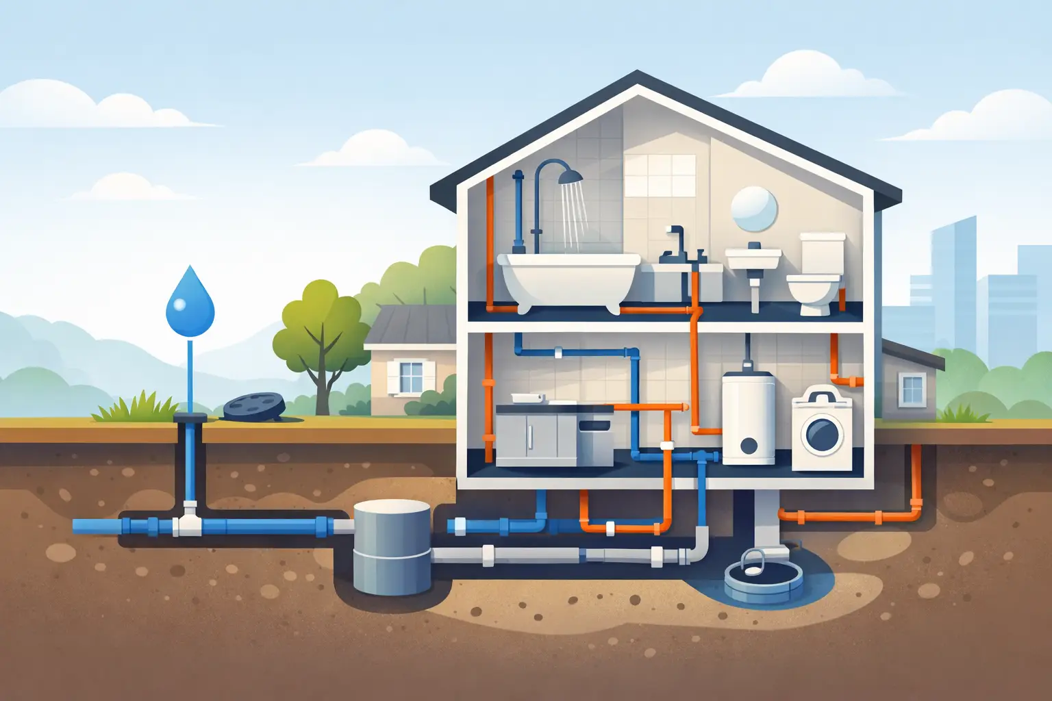 How Does Residential Plumbing Work?