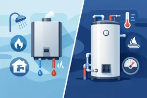Tankless Versus Tank Water Heaters