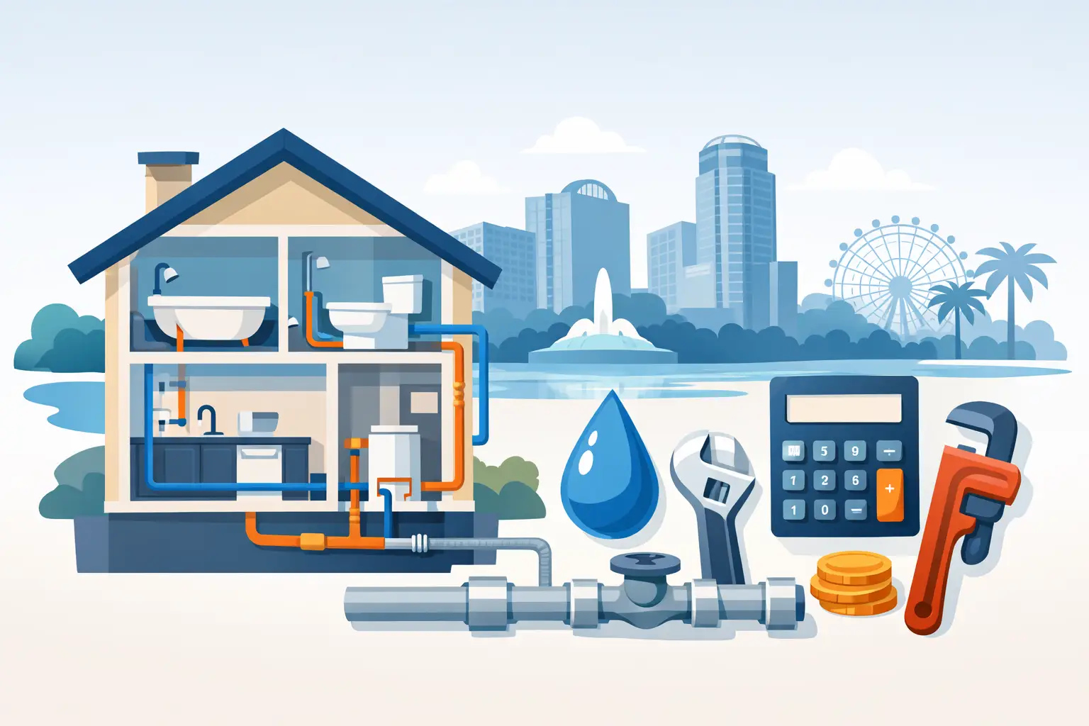 Whole House Plumbing Cost in Orlando