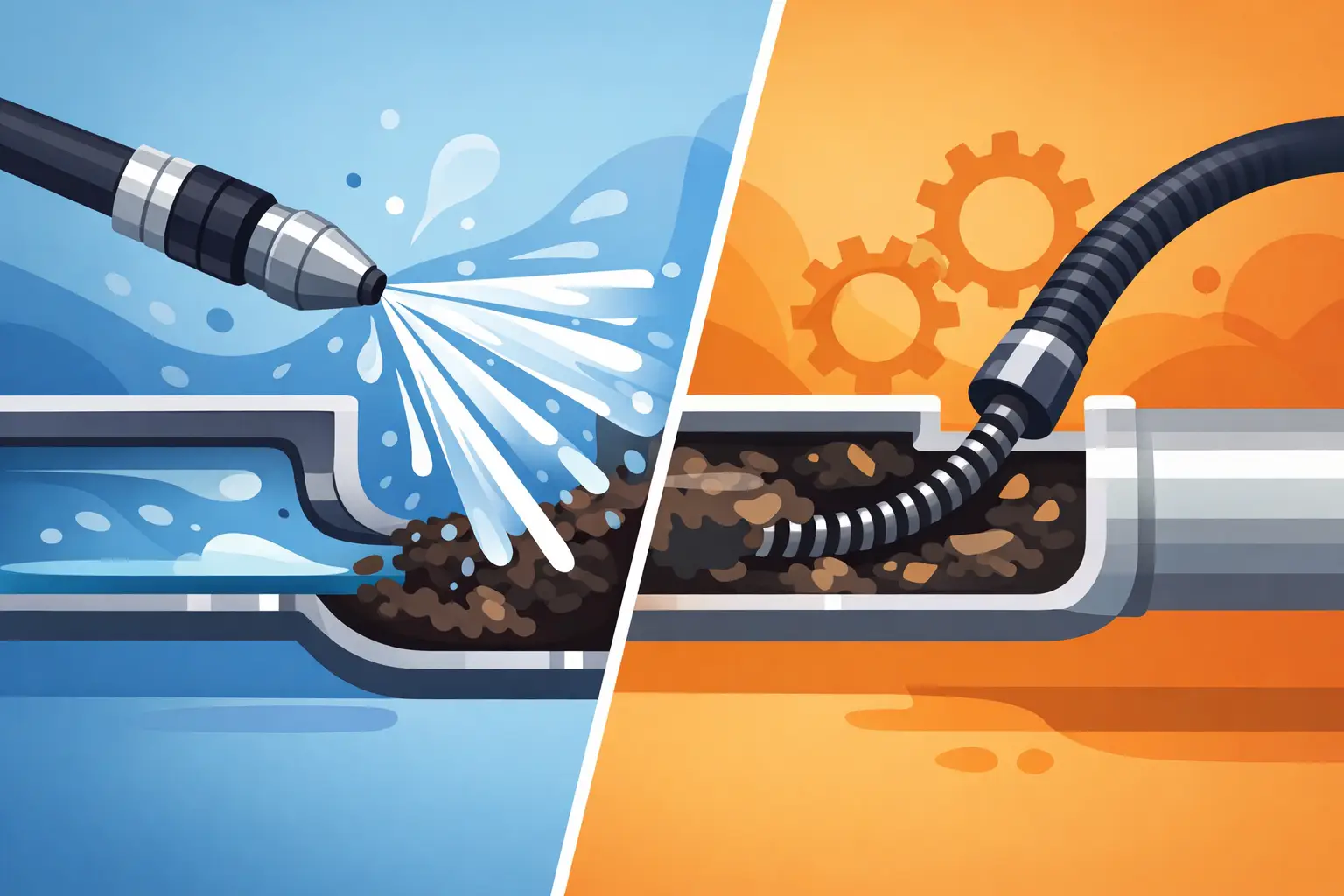 Hydro Jetting Versus Snaking Drains Compared