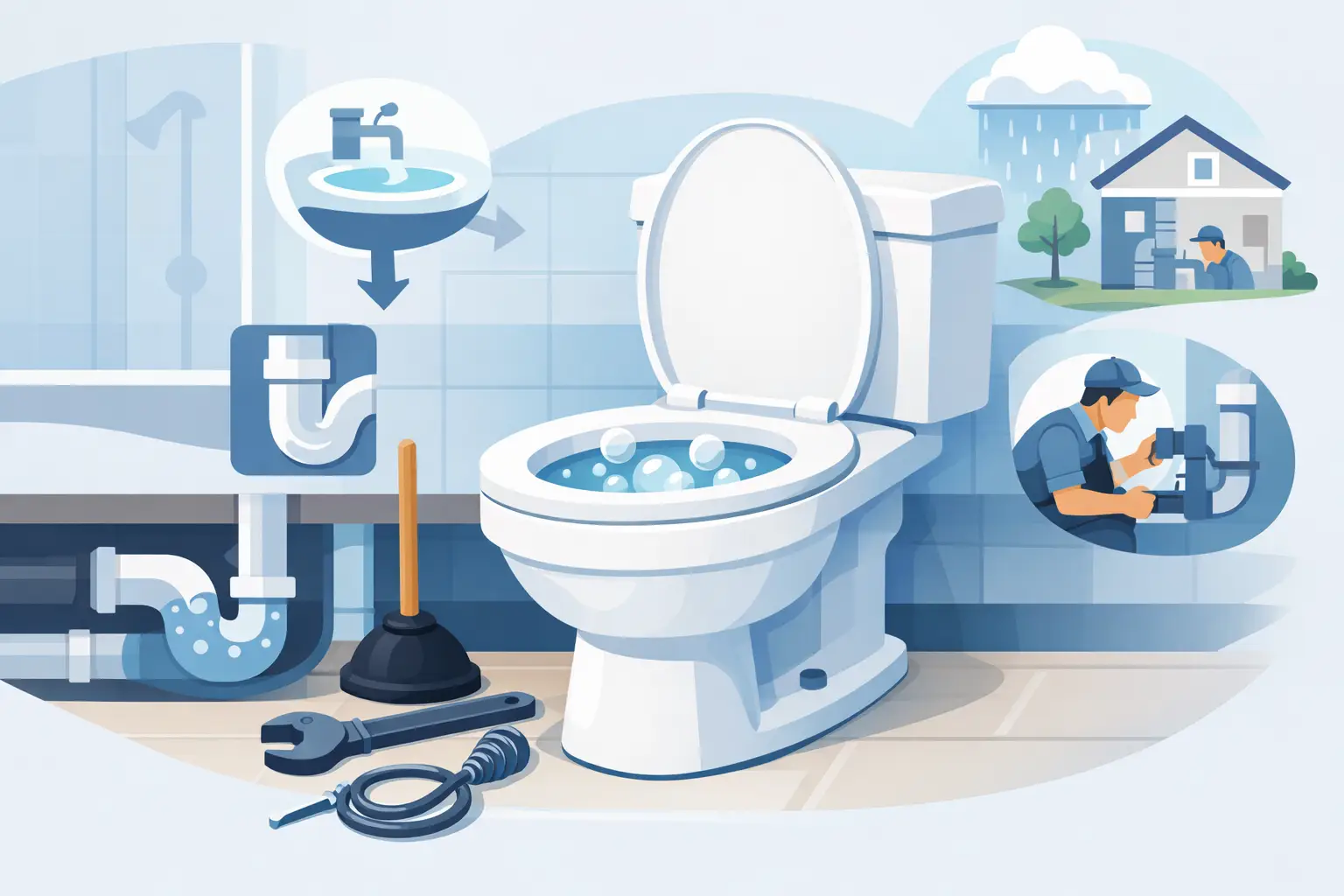 Why Is My Toilet Bubbling? Causes and Fixes